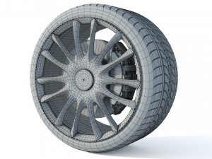 Wheel rim tire 15 Modelo 3D