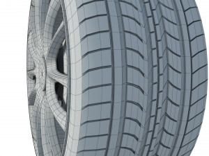 Wheel rim tire 15 Modelo 3D