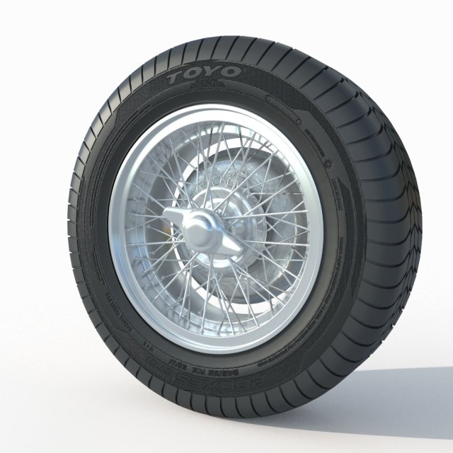 Wheel rim tire 16 3Dモデル .c4d .max .obj .3ds .fbx .stl .blend 