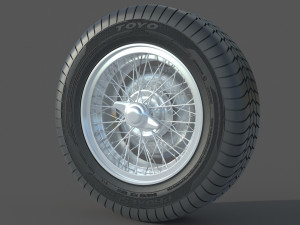 Wheel rim tire 16 3Dモデル