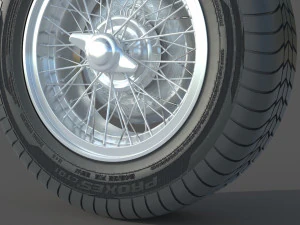Wheel rim tire 16 3D Model