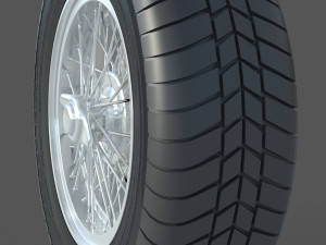 Wheel rim tire 16 3Dモデル