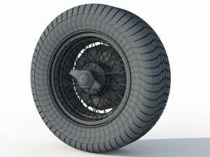 Wheel rim tire 16 3D Model