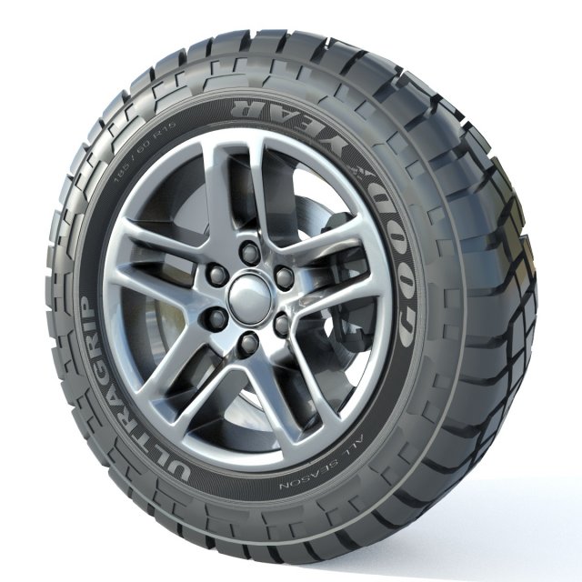 Wheel rim tire 17 3Dモデル .c4d .max .obj .3ds .fbx .stl .blend 