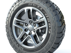 Wheel rim tire 17 Modelo 3D