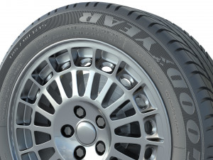Wheel rim tire 19 3D Модель