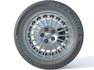 Wheel rim tire 19 3D Модель