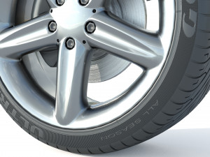 Wheel rim tire 21 Modelo 3D