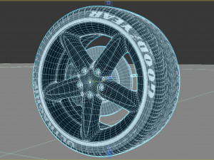 Wheel rim tire 21 Modelo 3D