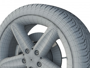 Wheel rim tire 21 Modelo 3D