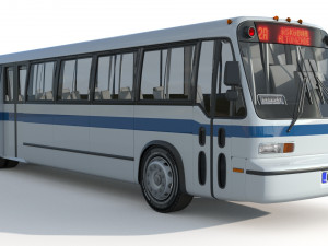 GMC RTS 1981 Bus Model 3D