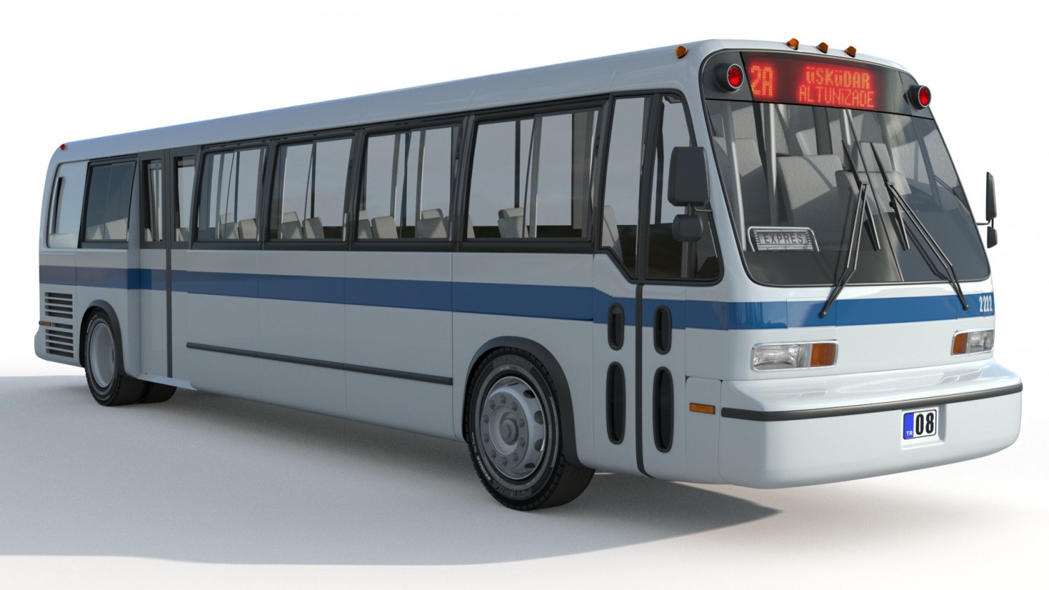 Bus 3d model. Bus 3d model