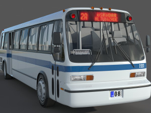 GMC RTS 1981 Bus Model 3D