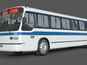 GMC RTS 1981 Bus Model 3D