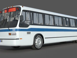 GMC RTS 1981 Bus 3D Model