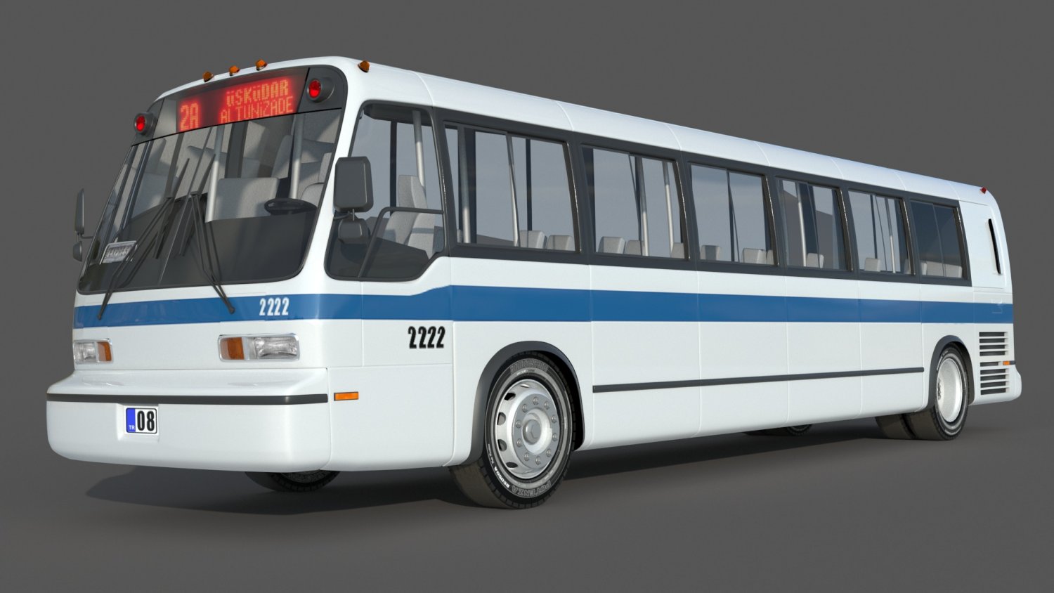 GMC RTS 1981 Bus 3D Модель in Вагон 3DExport