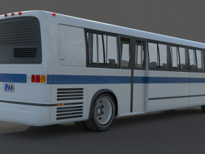 GMC RTS 1981 Bus Model 3D