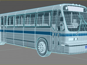 GMC RTS 1981 Bus Model 3D