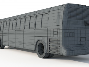 GMC RTS 1981 Bus Model 3D