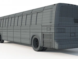 GMC RTS 1981 Bus 3D Model
