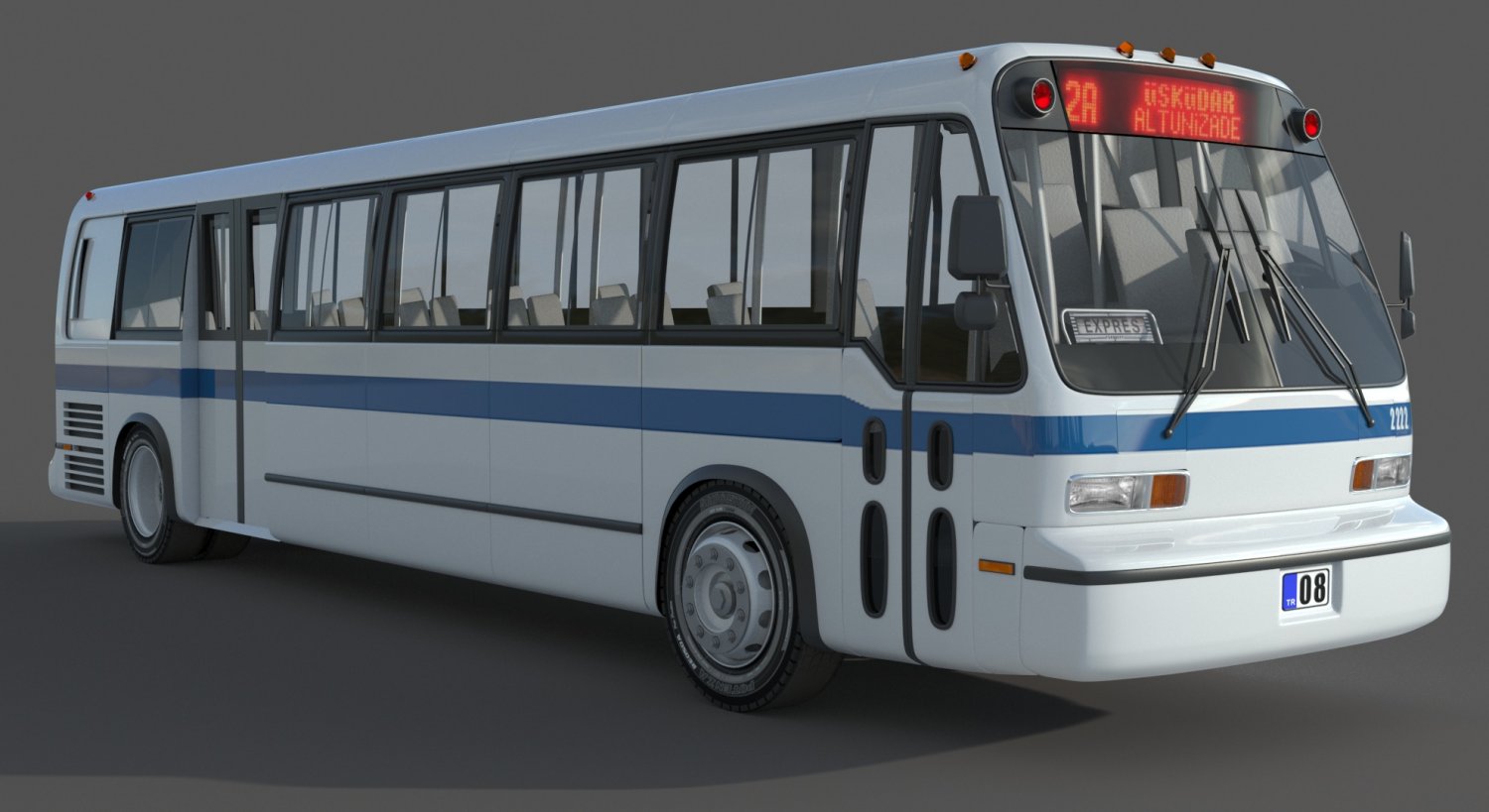 Bus 3d model. Bus 3d model