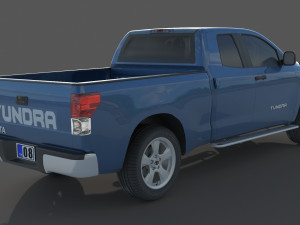 Toyota Tundra Double Cab 3D Model