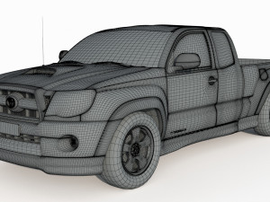 Toyota Tacoma XRunner TRD 2012 3D 模型