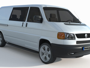Volkswagen Transporter 20 TDI 3D Model