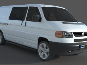 Volkswagen Transporter 20 TDI 3D Model