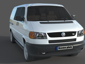 Volkswagen Transporter 20 TDI 3D Model