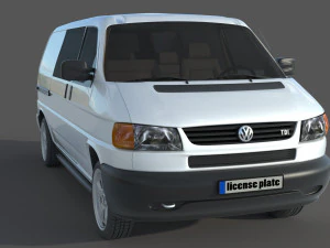 Volkswagen Transporter 20 TDI 3D Model