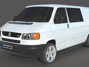 Volkswagen Transporter 20 TDI 3D Model