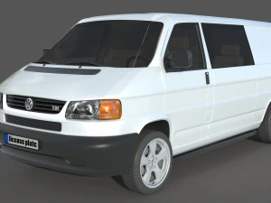 Volkswagen Transporter 20 TDI 3D Model