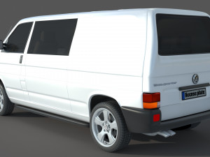 Volkswagen Transporter 20 TDI 3D Model