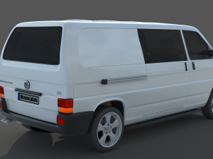 Volkswagen Transporter 20 TDI 3D Model