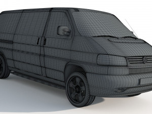 Volkswagen Transporter 20 TDI 3D Model