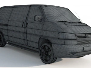 Volkswagen Transporter 20 TDI 3D Model