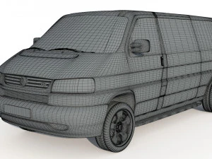Volkswagen Transporter 20 TDI 3D Model