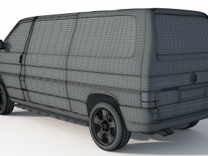 Volkswagen Transporter 20 TDI 3D Model