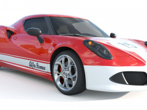 Alfa Romeo 4C Spider 3D Модель