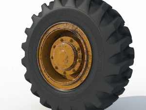 Большое колесо 1 3D Модель