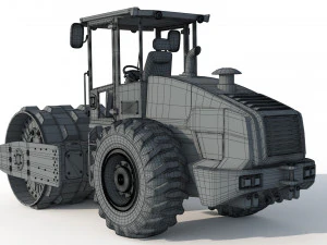 Дорожный каток Volvo 3D Модель