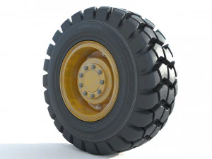 Truck wheel 01 3D Model