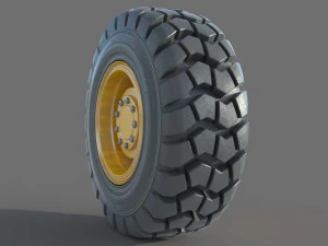 Truck wheel 01 3D Model