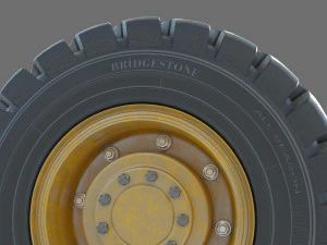 Truck wheel 01 3D Model