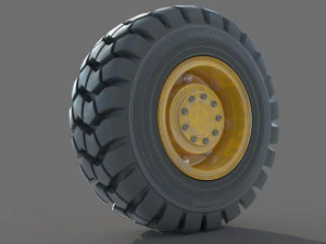 Truck wheel 01 3D Model