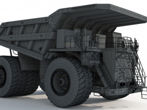 Liebherr T 282B Mining Truck Modello 3D