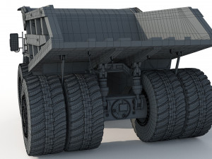 Liebherr T 282B Mining Truck Modello 3D
