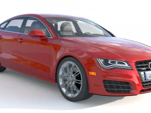 Audi A7 Sportback 30 TDI quattro 3D Model