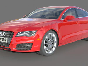Audi A7 Sportback 30 TDI quattro 3D Model